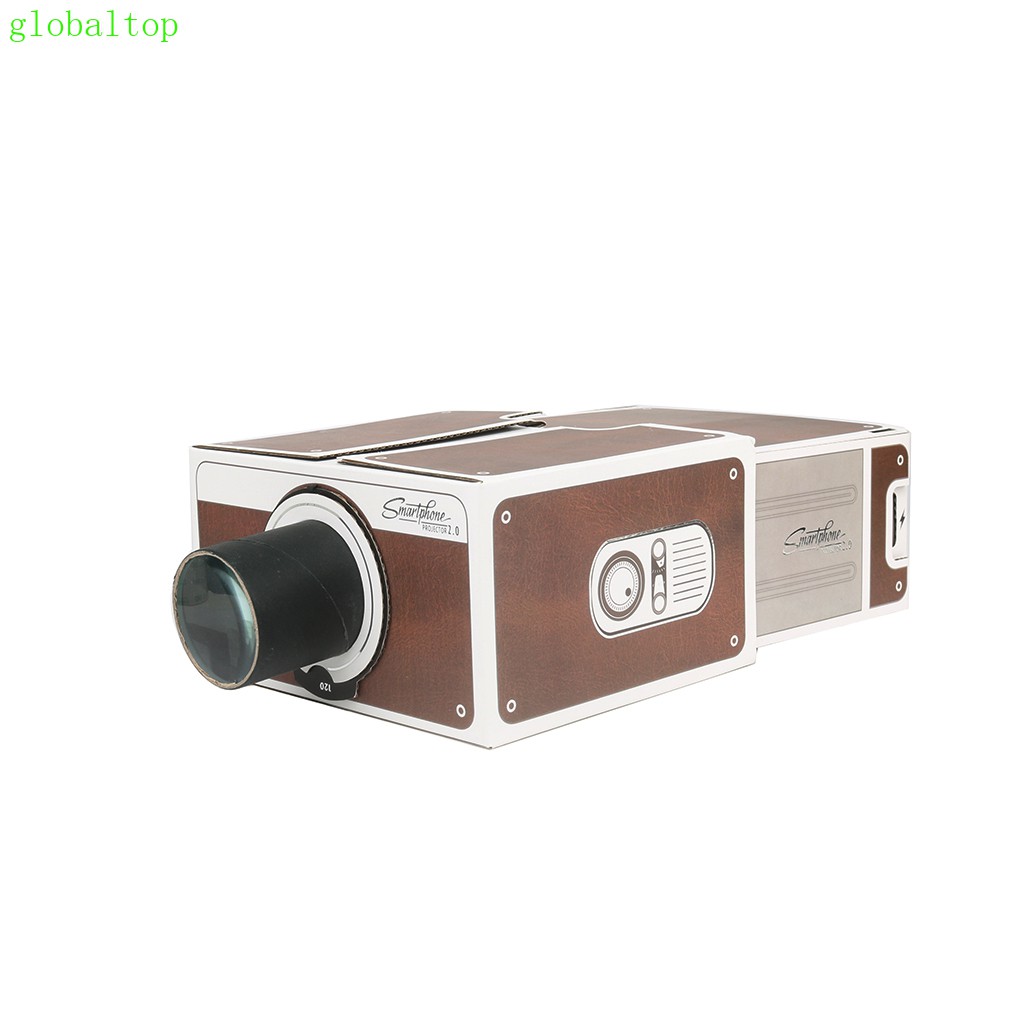 Máy Chiếu 3d Làm Bằng Bìa Cứng Diy Cho Điện Thoại Di Động
