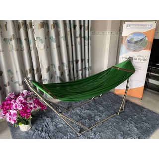 Bộ võng xếp khung inox
