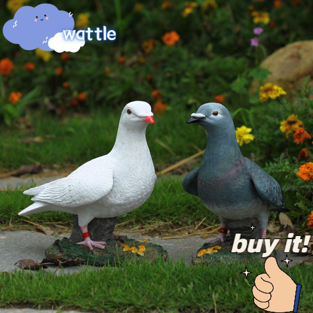 ✧Hành động✧ Mô Hình Chim Bồ Câu Bằng Nhựa Resin Thủ Công Sáng Tạo Trang Trí Nội Thất