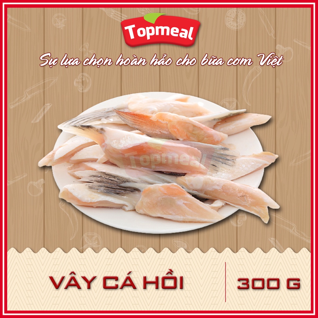 HCM - Vây cá hồi Topmeal  - Thích hợp với các món chiên giòn, kho, nướng, nấu lẩu -
