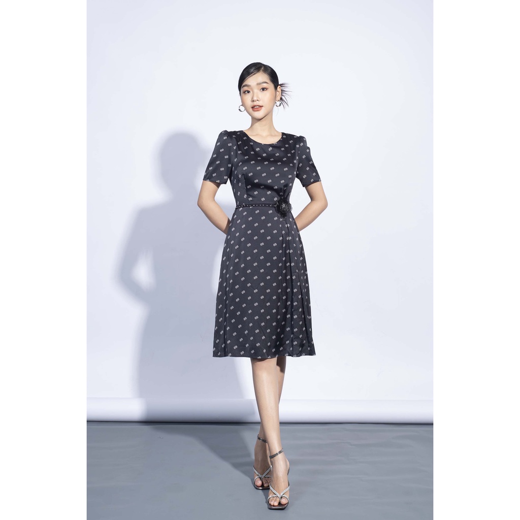 Đầm xòe, cộc tay MMOutfit M-DA060421197