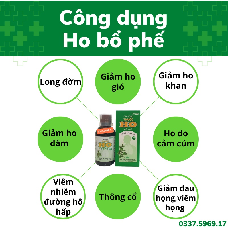 SIRO HO BỔ PHẾ FITO CHAI 200ml - BỔ PHẾ - GIẢM HO - TIÊU ĐỜM