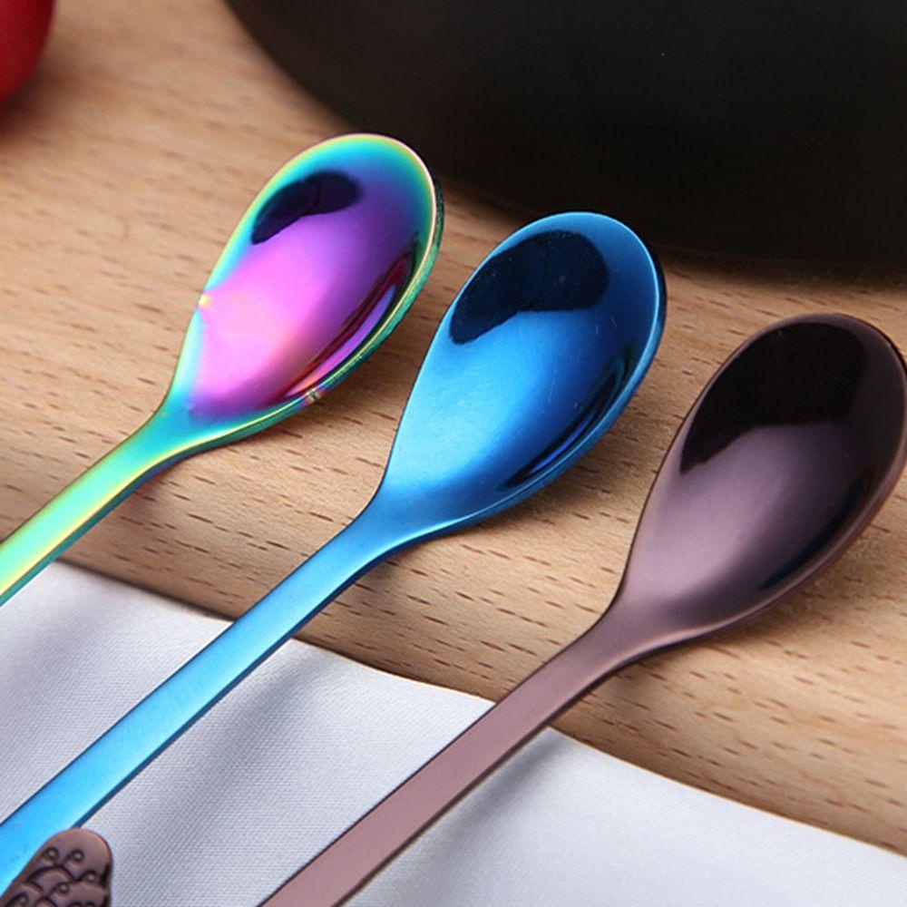 Muỗng Uống Cà Phê Bằng Thép Không Gỉ Thiết Kế Độc Đáo Tiện Dụng