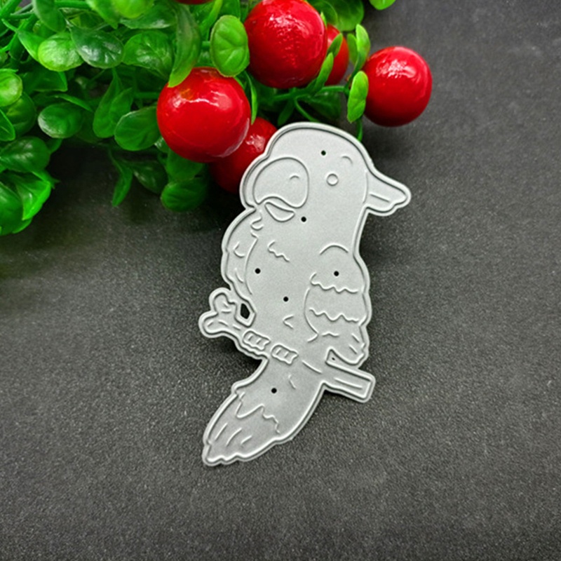 Khuôn Cắt Giấy Kim Loại Hình Chú Chim Xinh Xắn Thẻ