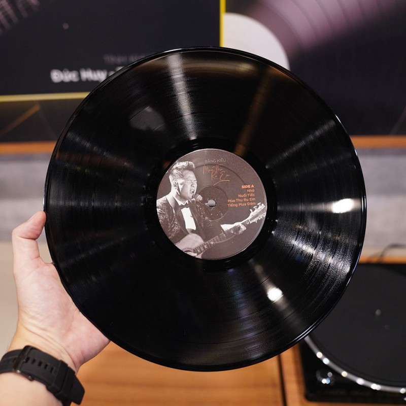 Đĩa than Bằng Kiều mùa thu ru em 33rpm