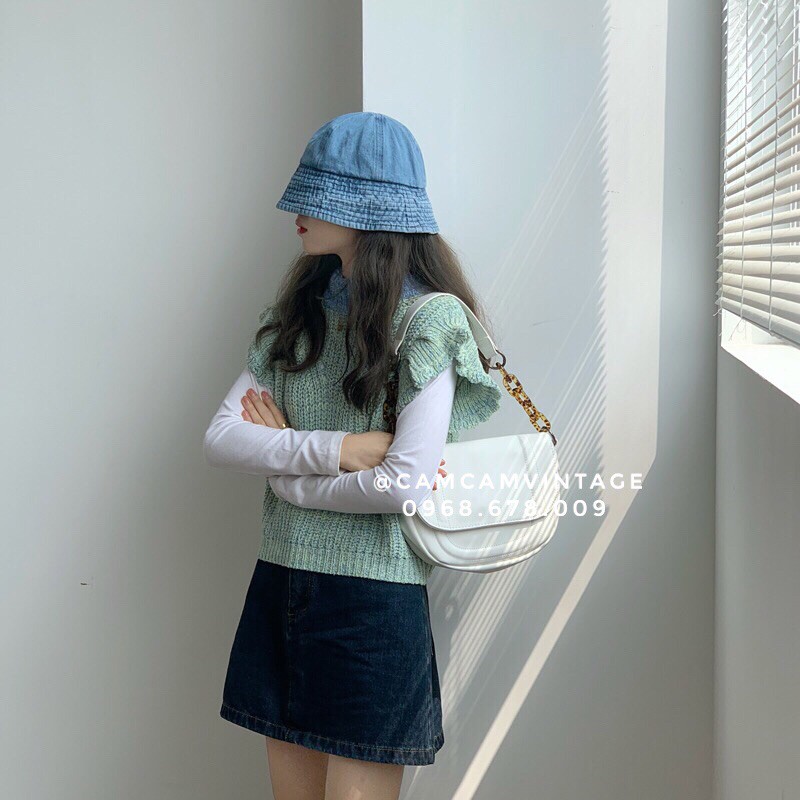MŨ BUCKET SỤP NÓn CỤP DENIM  BÒ JEANS