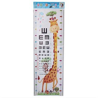 Thước đo chiều cao dán tường dễ thương cho bé