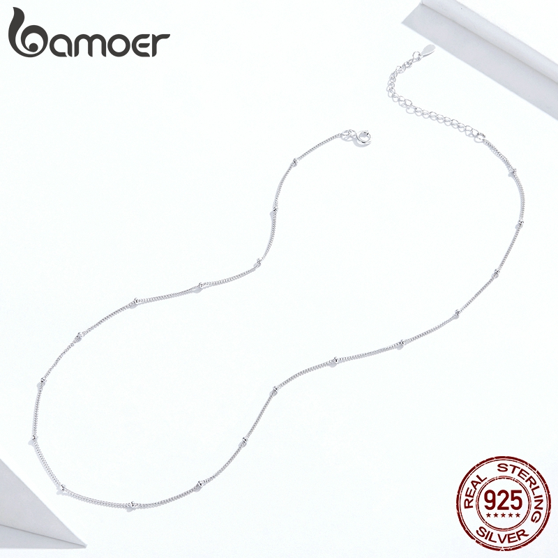 Dây chuyền Bamoer bạc 925 dài 45cm thời trang