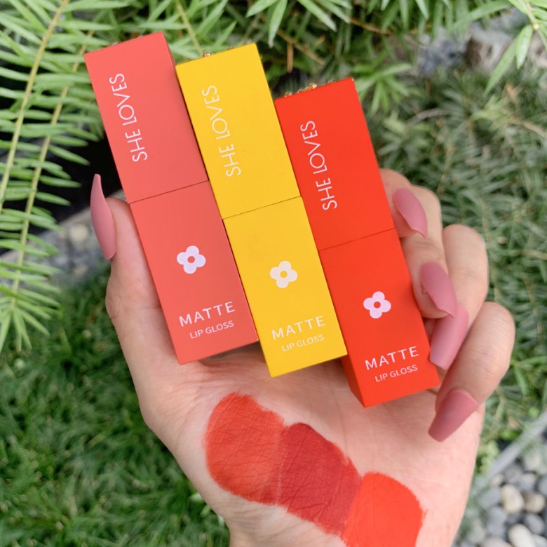 Son kem lì không dính môi Sheloves Matte Lip Gloss 5ml