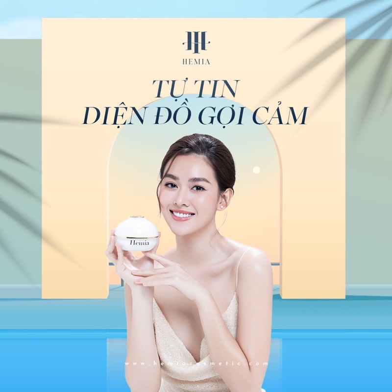 Kem body Hemia Hàn Quốc, dưỡng trắng, xóa thâm sạm, chống lão hóa, làm đều màu da, chống nắng, make up da