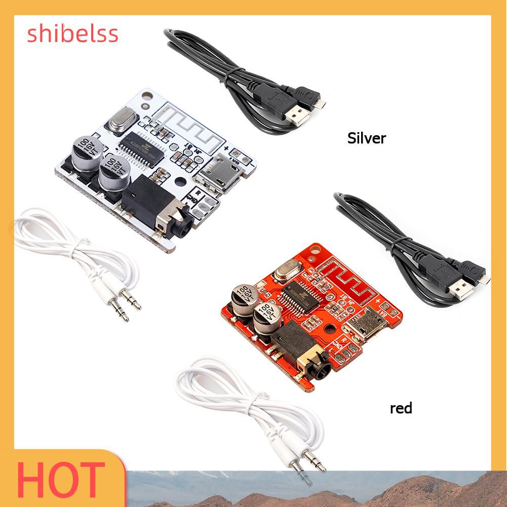 Shibelss DIY Bluetooth 5.0 Audio Receiver Board Music Wireless Stereo Decoder Module