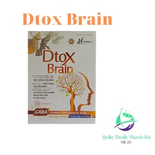 Dtox Brain chứa ginokbiloba nhập khẩu từ Pháp