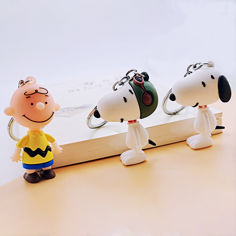 Móc Khóa Thiết Kế Mặt Chú Chó snoopy Dễ Thương