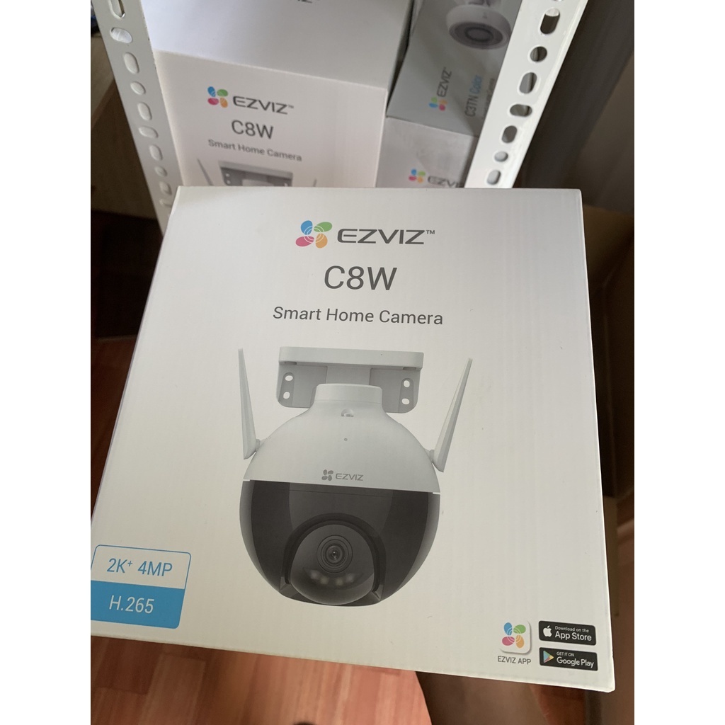 Camera Wifi Ngoài Trời Xoay 360 Ezviz C8W Siêu Nét 4MP 2K HD , Màu Đêm, AI Thông Minh - Đàm thoại 2 chiều,chuẩn nén H265