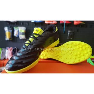[BẢO HÀNH 60 NGÀY] Giày đá banh Copa TF sân cỏ nhân tạo Đen sọc Vàng