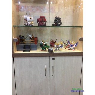 Khóa tủ kính 2 cánh mở hiệu Xiehe