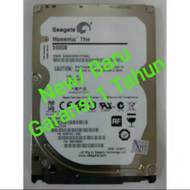 Ổ Cứng Seagate 500gb 2.5 ". 1 2.5 Inch Notebook 500 Gb Sata Hdd