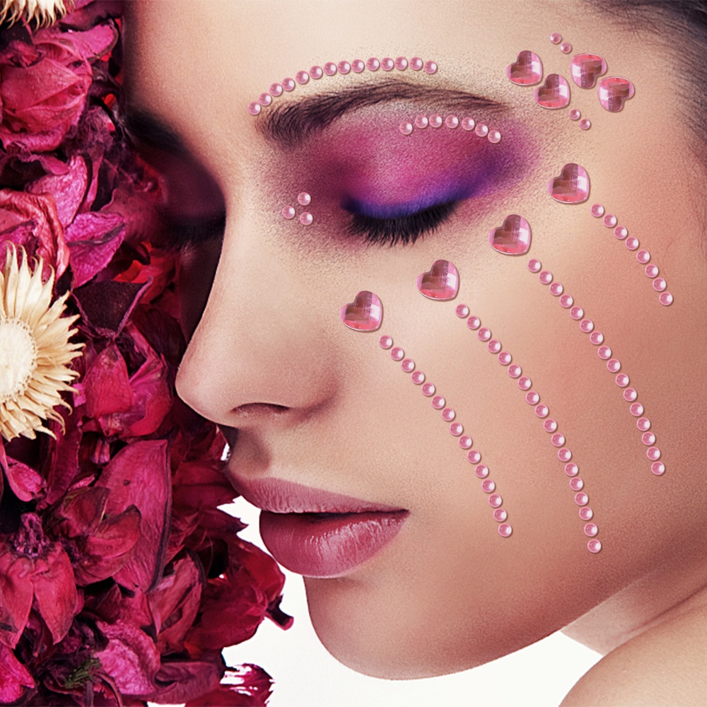 Bộ Hạt Đá Tự Dính Dùng Trang Trí Móng Tay Nghệ Thuật DIY