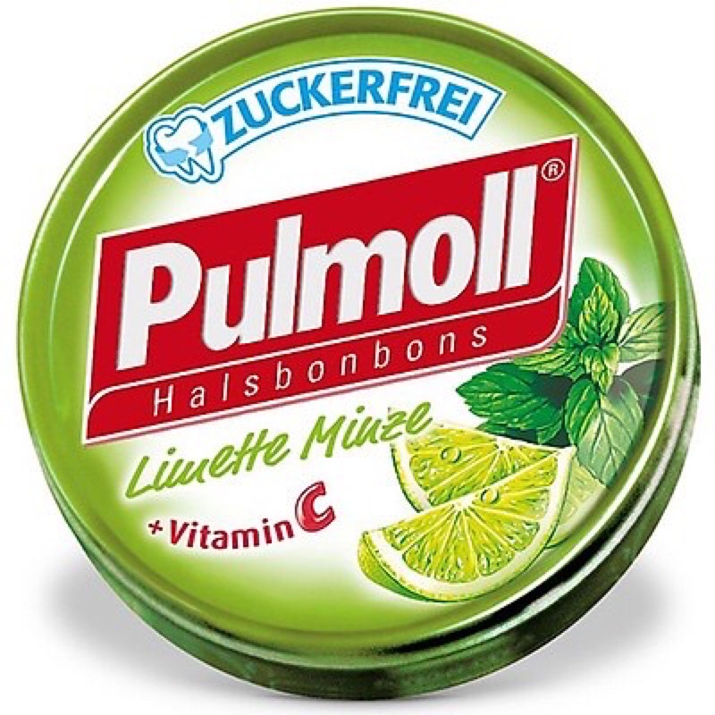 Kẹo ngậm giảm ho,rát họng không đường Pulmoll vị trái cây
