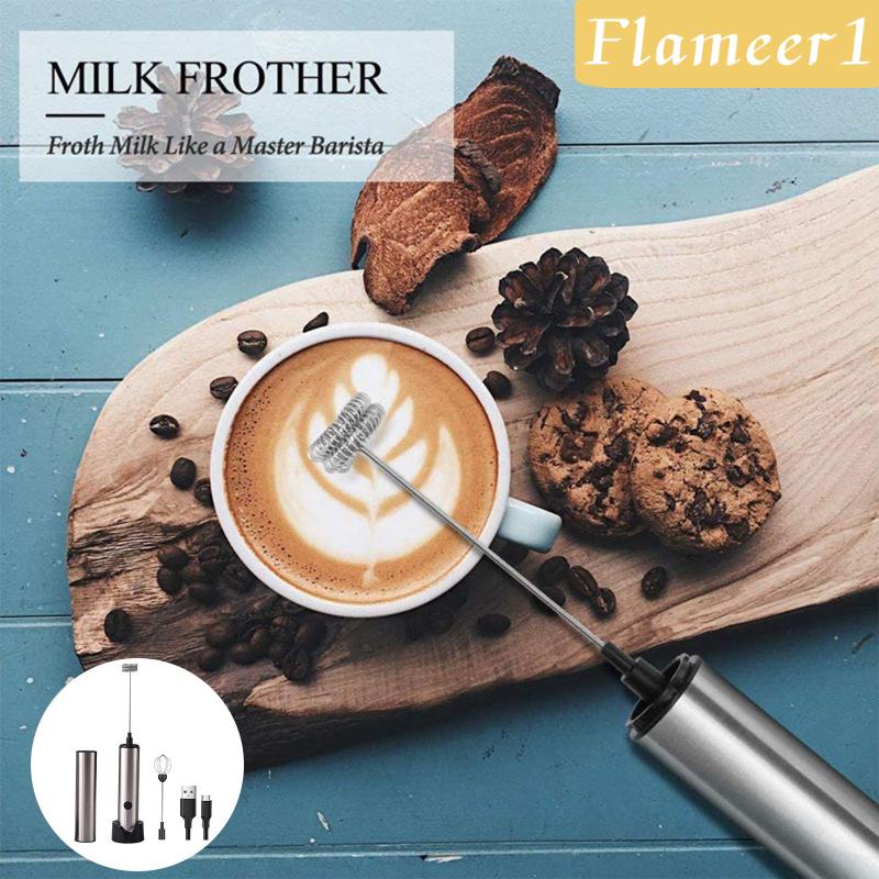 Máy Đánh Bọt Sữa Protable Flameame1 Sử Dụng Pin Có Thể Sạc Lại Cho Nhà Bếp