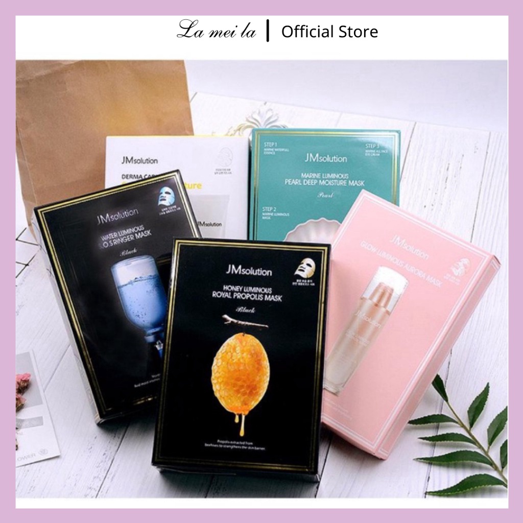 Mặt nạ giấy JM Solution Sheet Mask 23g cấp ẩm dưỡng trắng chăm sóc da toàn diện JMMS