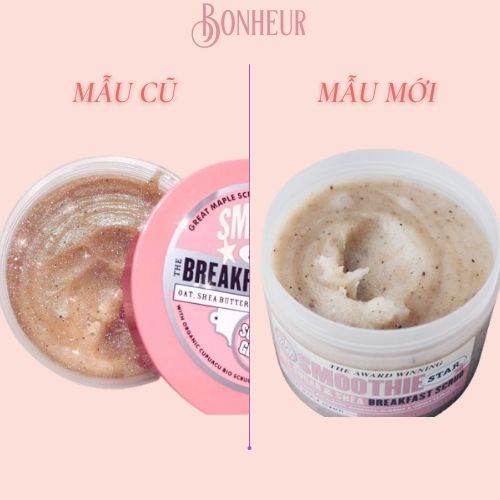 Tẩy tế bào chết Smoothie Star Breakfast Scrub Soap &amp; Glory hương Vanila kem sữa 300ML