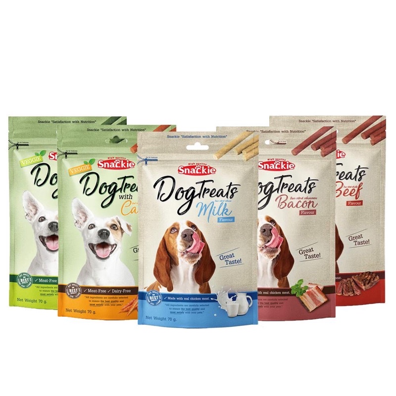 Bánh thưởng/ Que thưởng SNACKIE dành cho chó -Gói 70g