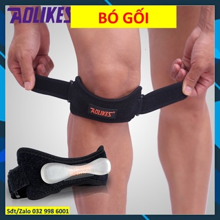 Ssửa Băng đầu gối thể thao silicone cao cấp Aolikes AL7918 chinhhang