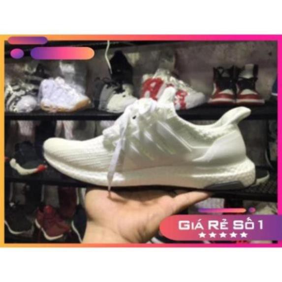 [Sale 3/3] [FREE SHIP 40K] Giày Ultra Boost 4.0 Full Box Dành Cho Nam Nữ _ Triple White Sale 11 -op1 ' ' ! 🍒