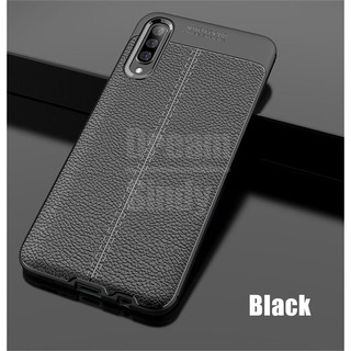 Ốp lưng silicon vân da cho Samsung Galaxy A50 - Auto Focus