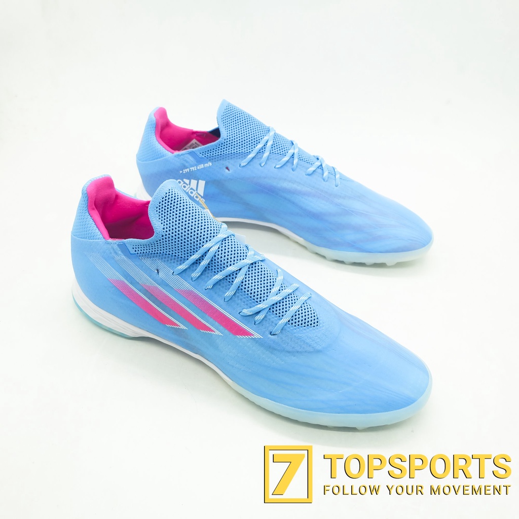 Giày bóng đá Adidas X Speedflow .1 TF - Sky Rush/Team Shock Pink/Cloud White GW7472