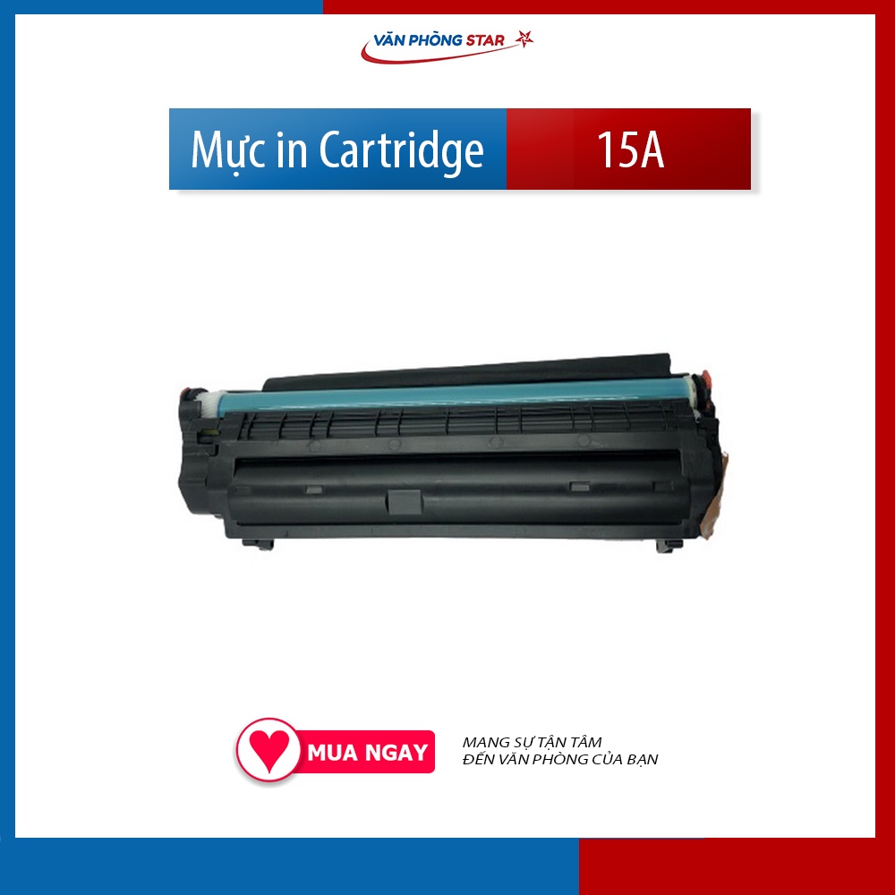Hộp mực máy in 15A dùng cho máy in HP LaserJet 1000 1005 1200 1220 3300 3320 3330 3380, Canon 1210 dung lượng 2100 trang