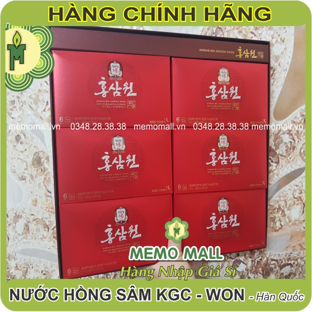 NƯỚC HỒNG SÂM KGC WON HÀN QUỐC hộp đỏ