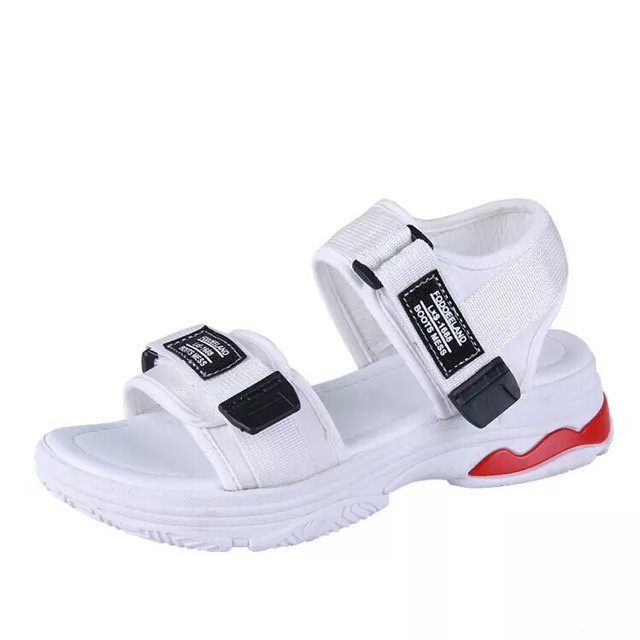 HAL2376 Sandal quai chữ học sinh này như hình đế cao su non cao 4,5cm