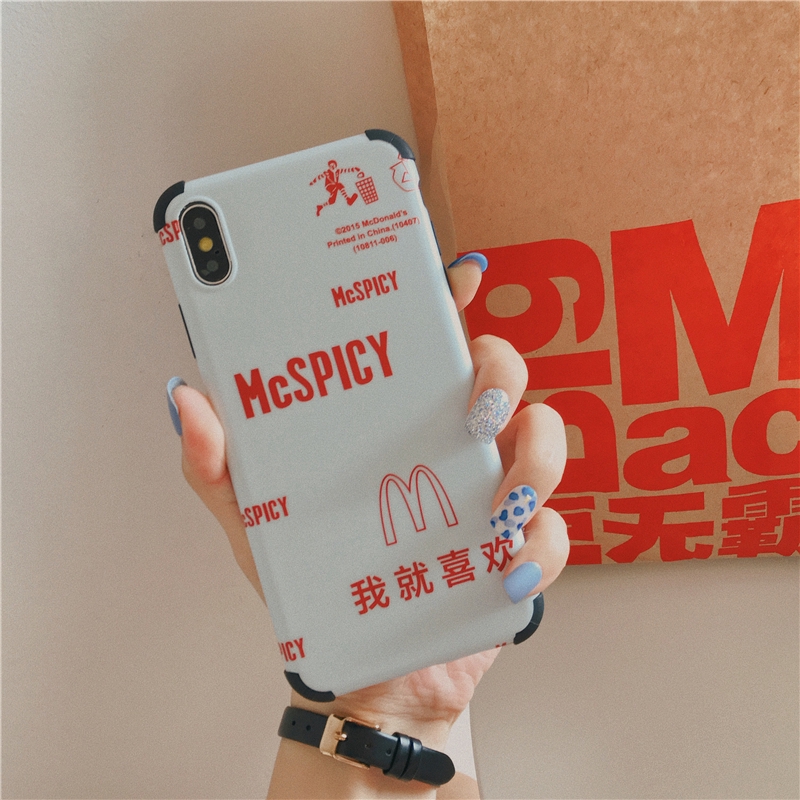 Ốp điện thoại cứng / mềm họa tiết gà rán McDonald cho iPhone 6 6s 6plus 7 8plus X XS XR XSMAX 11 11Pro 11ProMax