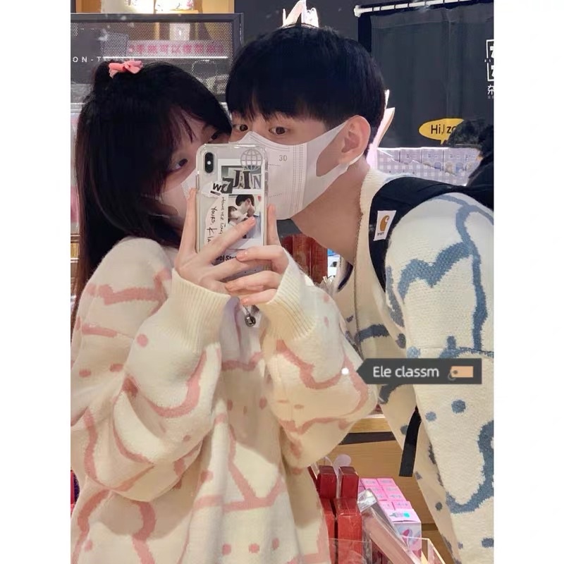 Set áo len couple hàn quốc 2021 (lướt cuối xem ảnh thật)