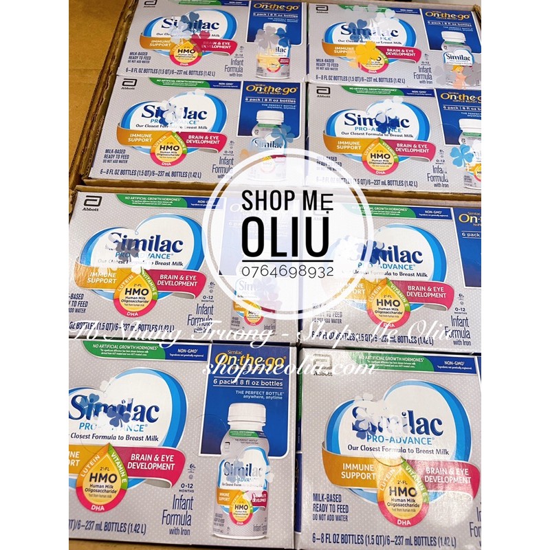 [MẪU MỚI DATE 2/2022] Similac Pro-Advance HMO chai nước pha