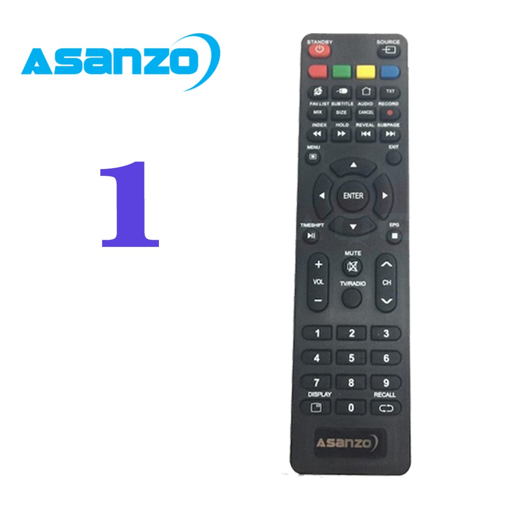 Điều Khiển TIVI ASANZO CHÍNH HÃNG Đủ Các Mã TV ASANZO