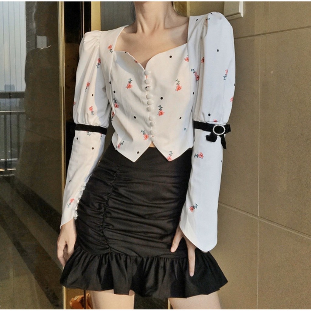 Chân váy đuôi cá nhún thân ôm body | BigBuy360 - bigbuy360.vn