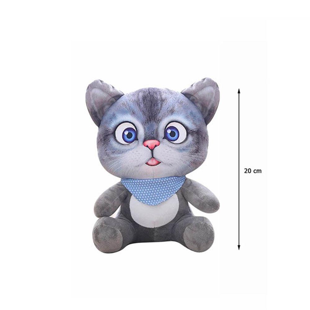 Mèo Nhồi Bông Mềm 20cm Đáng Yêu Cho Bé