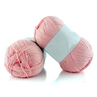 1 Cuộn Len Đan Sợi Móc Mềm Mịn 50g