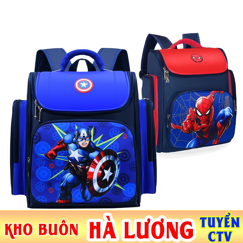 E105 Balo bé trai in hình người nhện batman