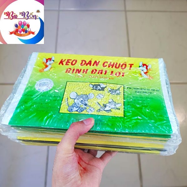 Combo 10 miếng Keo dính chuột | 10 Keo bẫy chuột | 10 Keo dán chuột hàng Việt Nam Đạt Phát