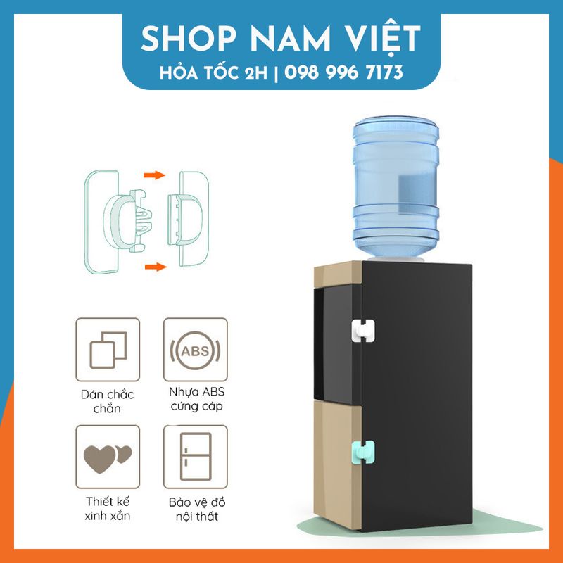 Khóa Tủ Lạnh, Hộc Tủ Phong Cách Nhật Bảo Vệ An Toàn Cho Bé