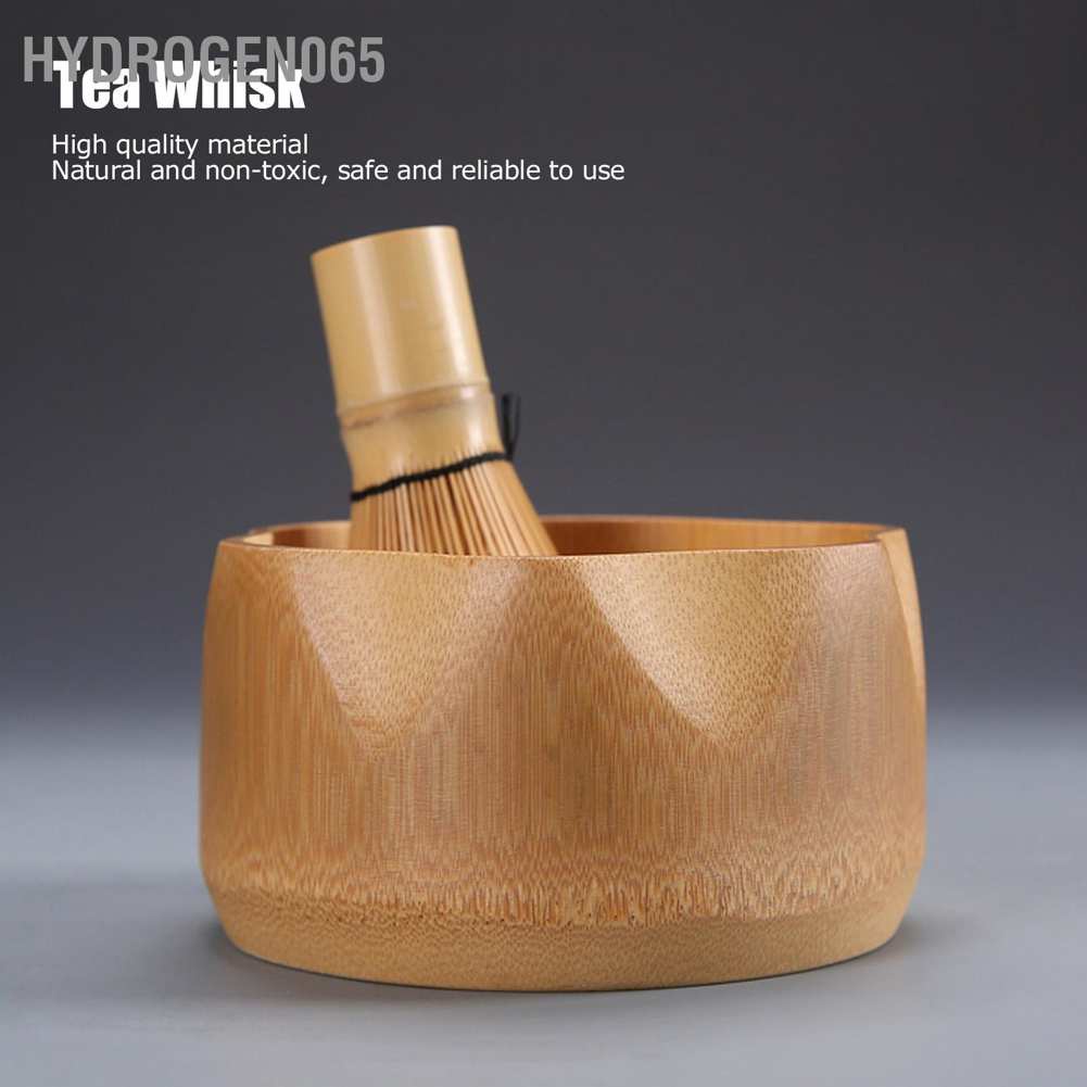 Hydrogen065 Matcha Making Tool Set Bamboo Tea Whisk Scoop Bowl Ceramic Holder Teaware
