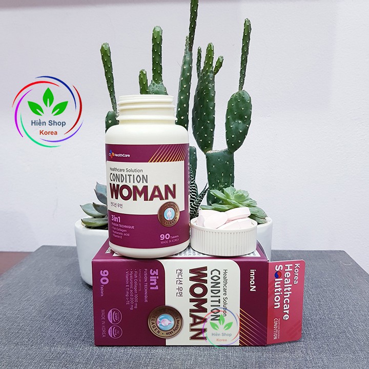 Viên uống collagen và cấp ẩm Condition Woman làm tăng vẻ đẹp làn da DATE 2023 | BigBuy360 - bigbuy360.vn