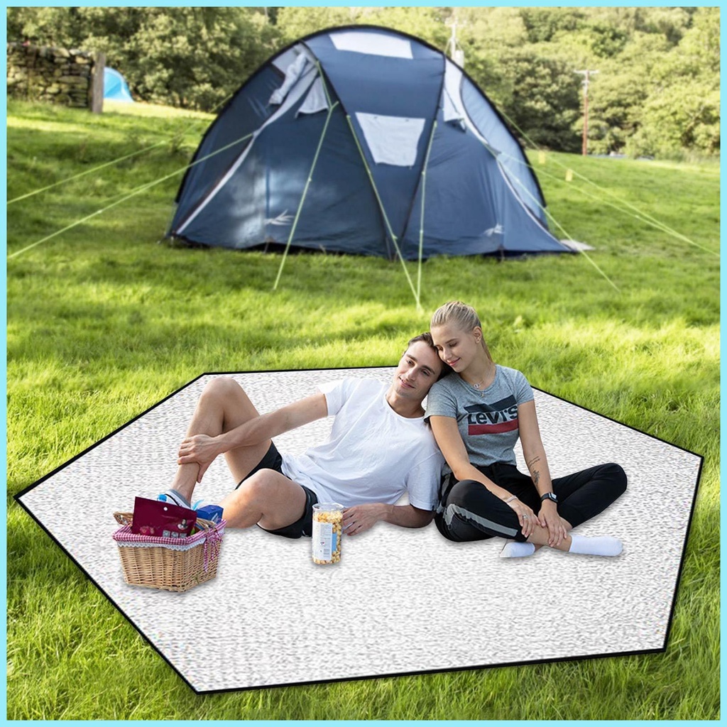 Tấm Lót Lều Lục Giác Di Động Chống Thấm Nước/Ẩm/Chống Ẩm