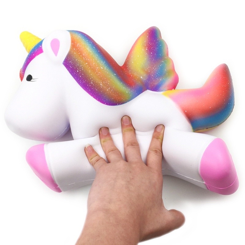 [30CM-ĐẠI KHỔNG LỒ] Squishy NGỰA BAY PONY siêu mềm dẻo Đẹp Đại Khổng Lồ Chính Hãng