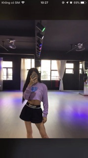 ÁO CROP TAY DÀI IN ( KÈM CLIP HÌNH THẬT )