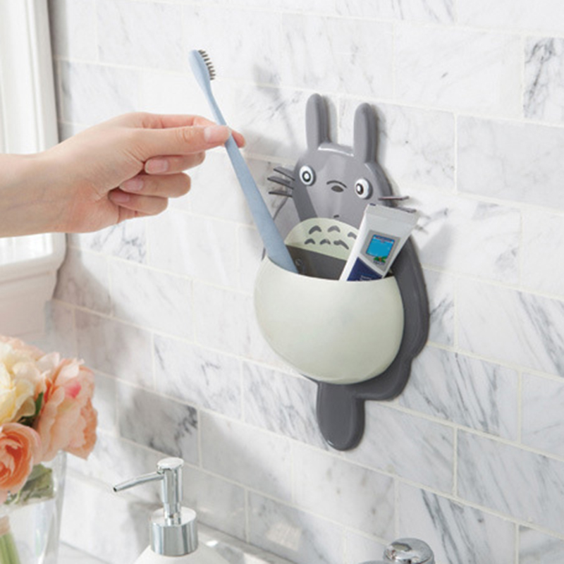 Giá Đỡ Bàn Chải &amp; Kem Đánh Răng Đa Năng Hình Totoro